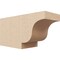 Ekena Millwork 6in. W x 8in. H x 16in. L Newport Woodgrain TimberThane Rafter Tail, Primed Tan RFTUR06X08X16NEWRCPR - alternate 1